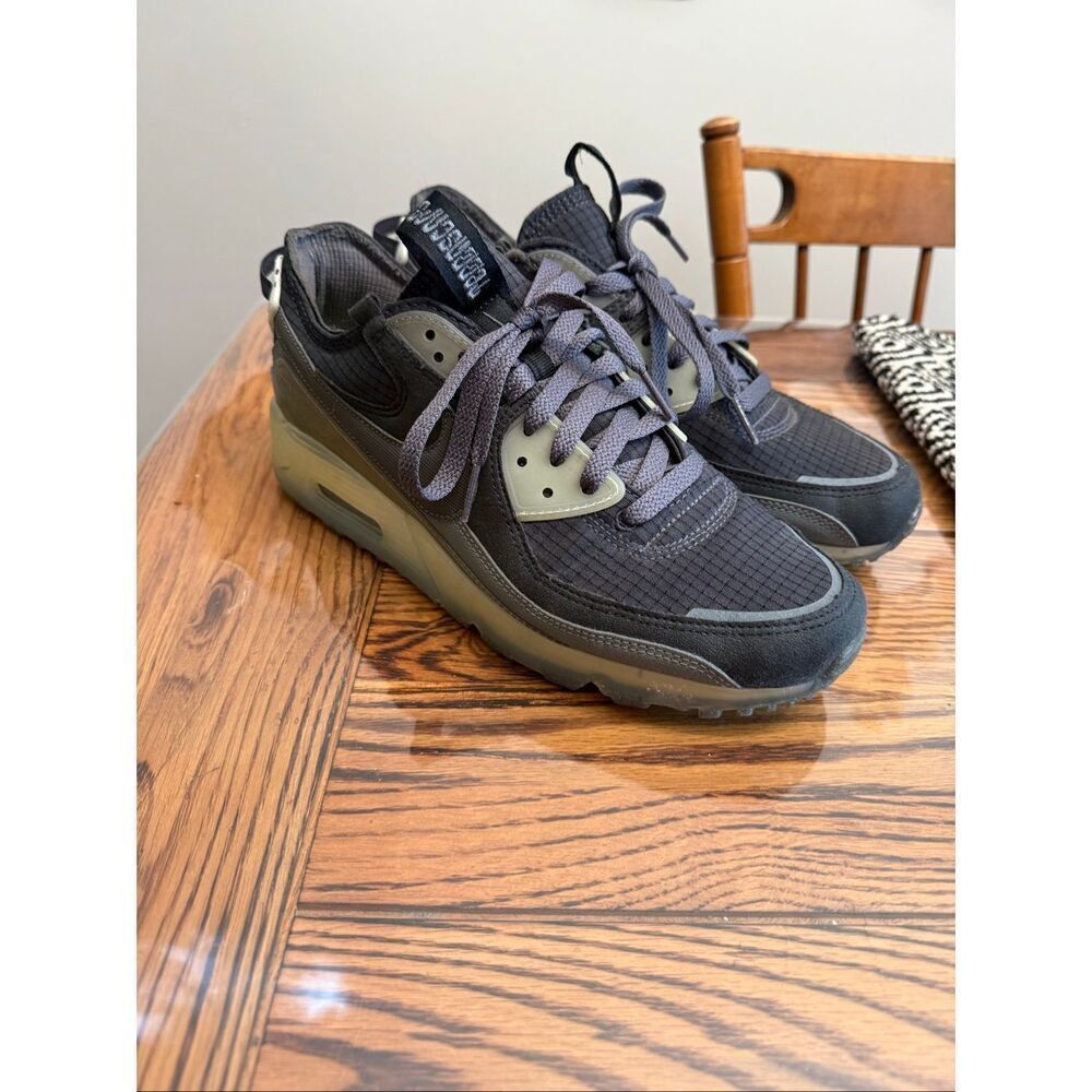 Nike Black Thunder Grey Air Max Terrascape 90 Athletic Sneaker Shoes Size 10.5